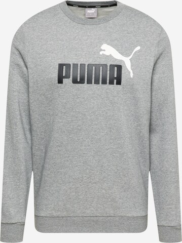 PUMA Athletic Sweatshirt in Grey: front