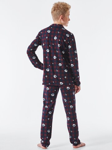 Pyjama 'Animals' SCHIESSER en rouge