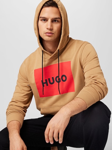 HUGO Red Sweatshirt 'Duratschi' i beige