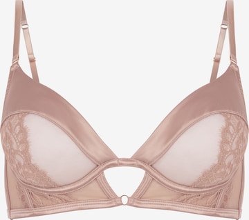 Soutien-gorge 'Nisha' Hunkemöller en beige : devant