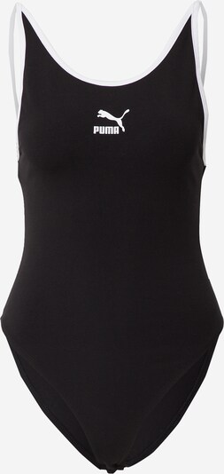 PUMA Body de sport 'Classics' en noir / blanc, Vue avec produit