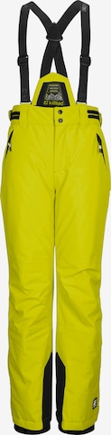 KILLTEC Regular Workout Pants 'KSW 214' in Green: front