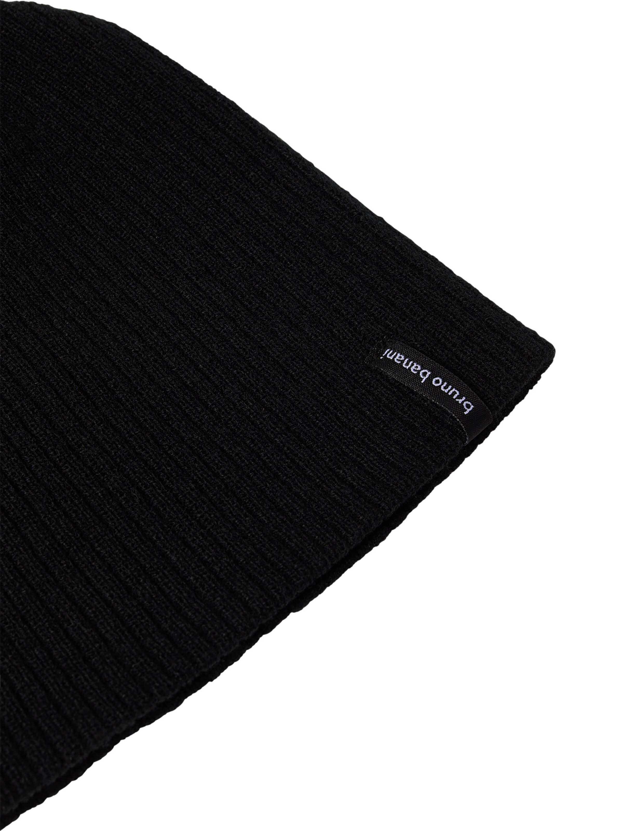 Bonnet 'Booker' Bruno Banani en noir