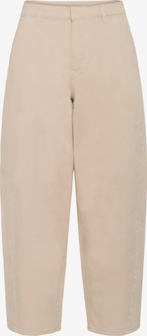 Barrel Pantaloni 'KAmette' de la Kaffe pe bej: față