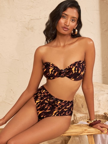 love & roses Bandeau Bikinitoppi värissä ruskea