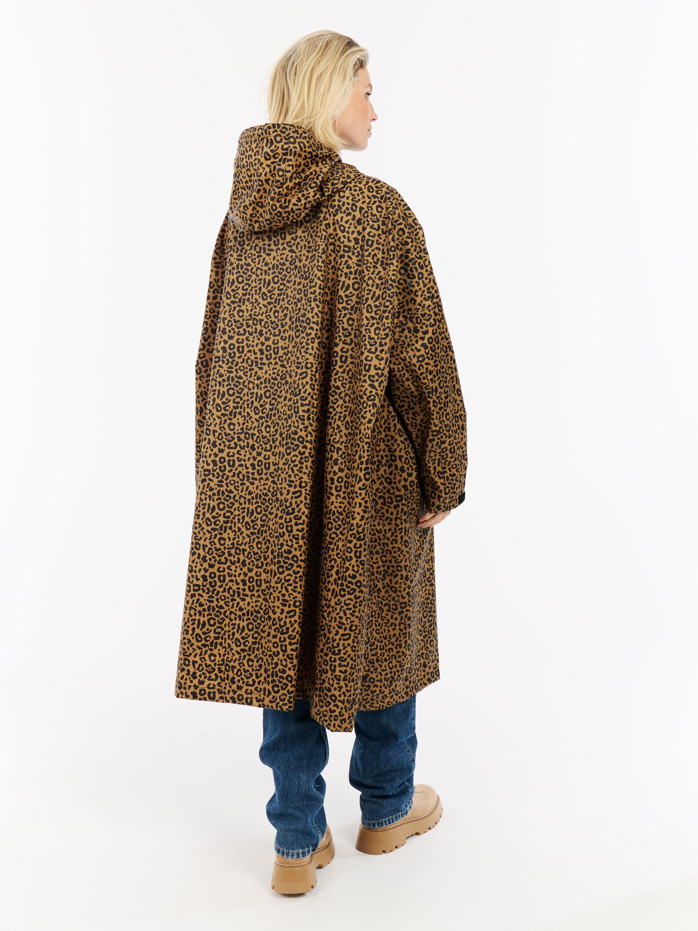 PROTEST Raincoat 'PRTLaugh' in Brown