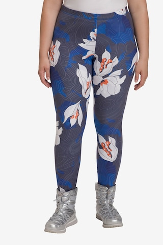 Ulla Popken Skinny Leggings in Grijs: voorkant