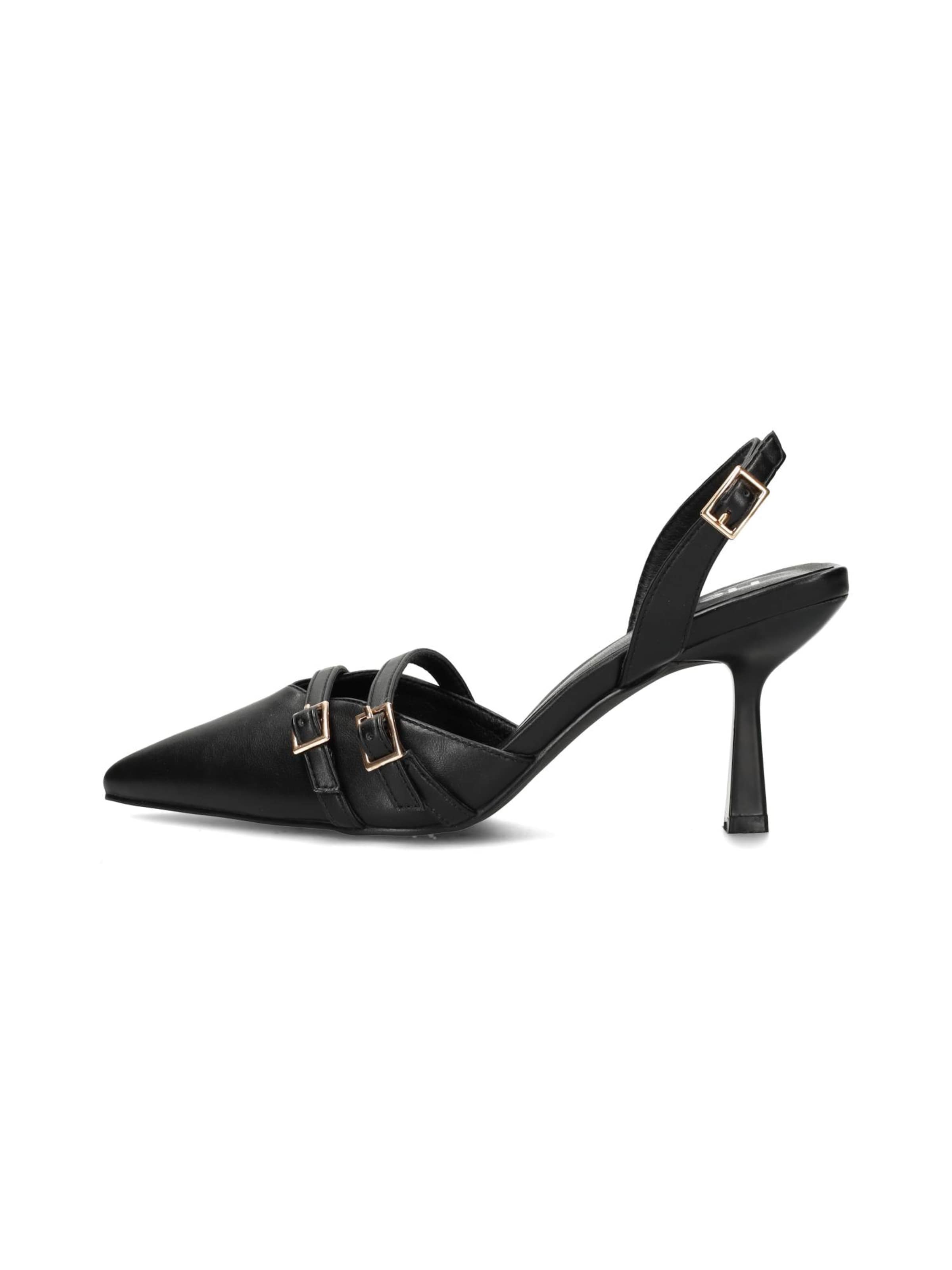 POSH by Poelman Slingback pumps 'Pam' in Black: front