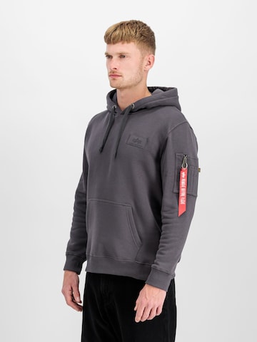 ALPHA INDUSTRIES Sweatshirt 'Backprint'‌‌‌‌‌ in Grau
