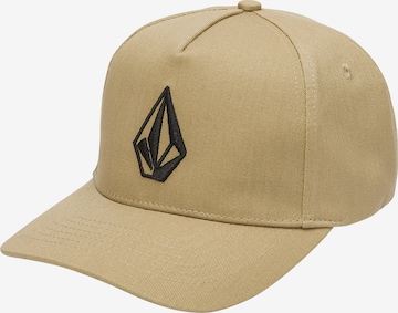 Volcom Cap 'EMBOSSED STONE ADJ' in Beige: front