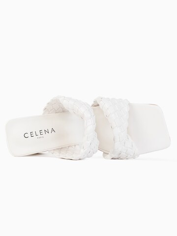 Celena Mules 'Cathie' in White