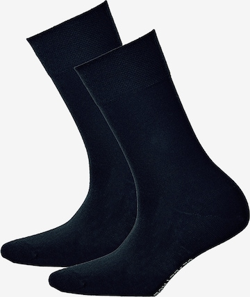 Hudson Socks in Blue: front