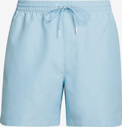 Calvin Klein Swimwear Kratke kopalne hlače | nebeško modra / svetlo modra / bela barva, Prikaz izdelka