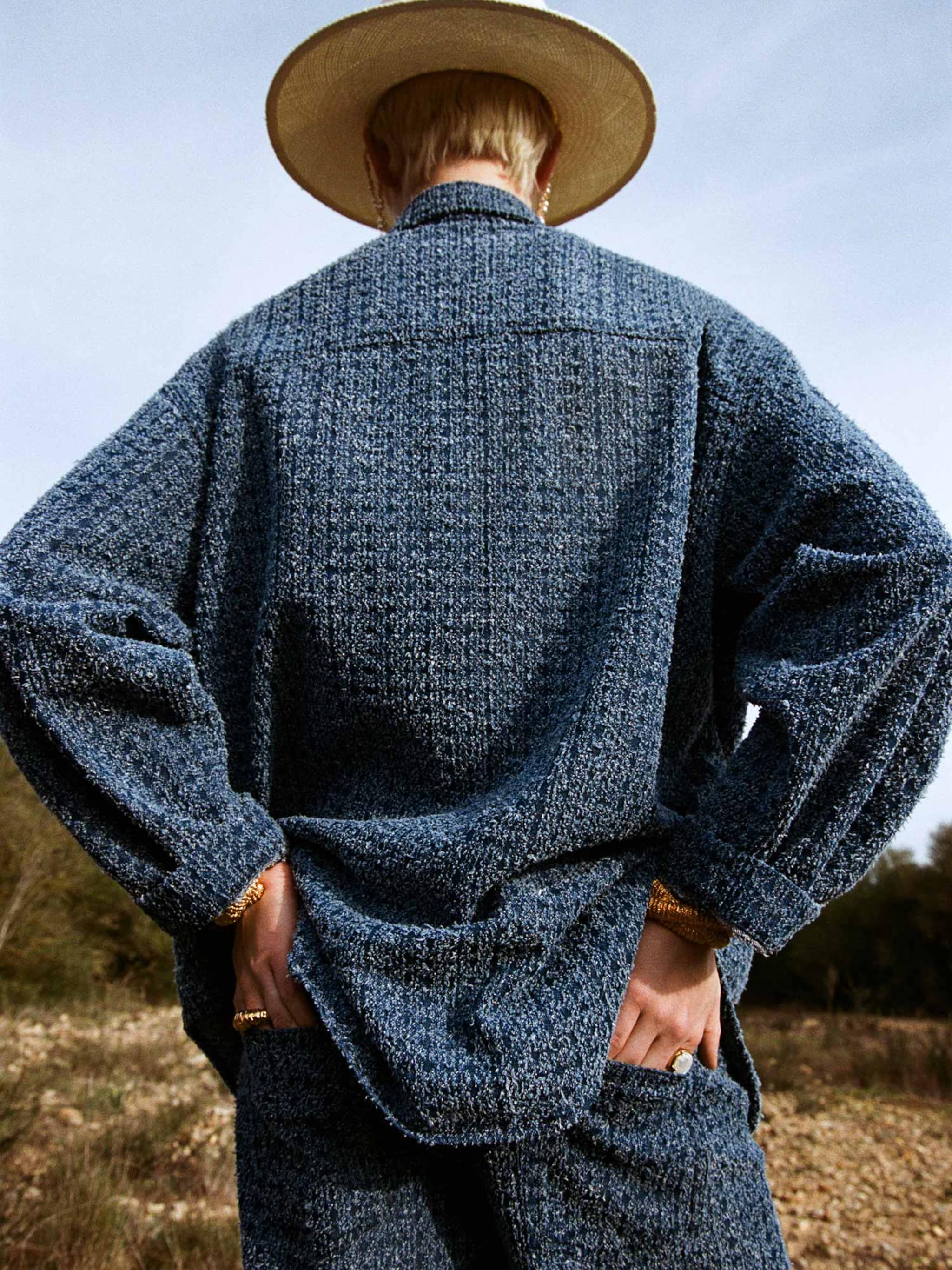 EDITED Producten Blouse 'Anisha' Blauw