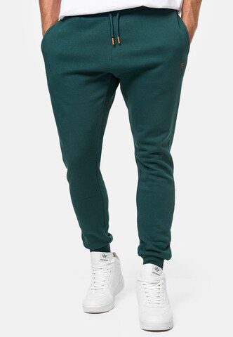 INDICODE JEANS Tapered Broek 'Alejandra' in Groen: voorkant