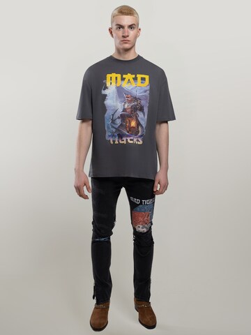 MAD TIGERS Shirt 'Dark Oceans'‌‌ in Grau