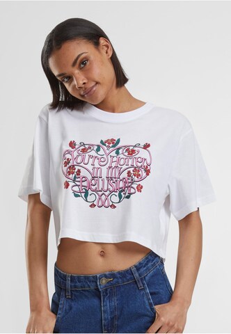 Miss Tee Shirt 'Hotter Delusion' in White: front