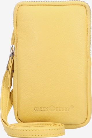 GREENBURRY Crossbody Bag 'Nappa' in Yellow: front