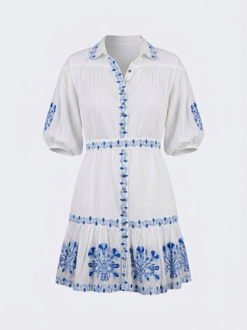 Robe-chemise 'Alessia' Miss June en blanc
