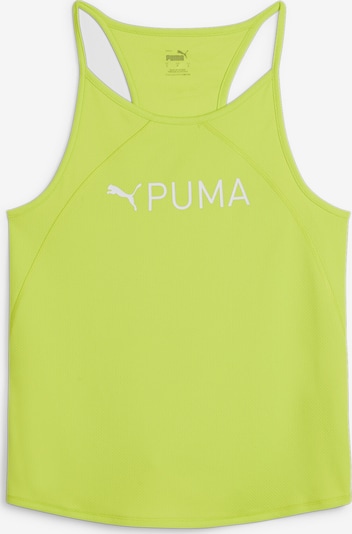 PUMA Športový top - limetová / biela, Produkt