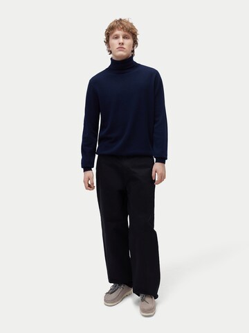 GOBI Cashmere Pullover 'Men's Essential Turtleneck Cashmere Sweater'‌ in Blau