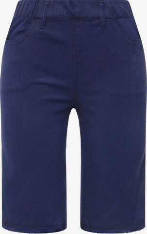 LAURASØN Regular Pants in Blue: front