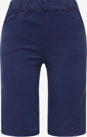 LAURASØN Regular Pants in Blue: front