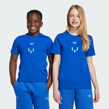 ADIDAS ORIGINALS Shirt 'Messi' in Blauw: voorkant