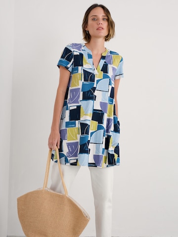 Seasalt Cornwall Tuniek 'Wreathe' in Blauw: voorkant