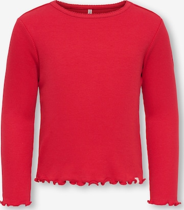 Only Mini Shirt 'KMGTrinny' in Red: front
