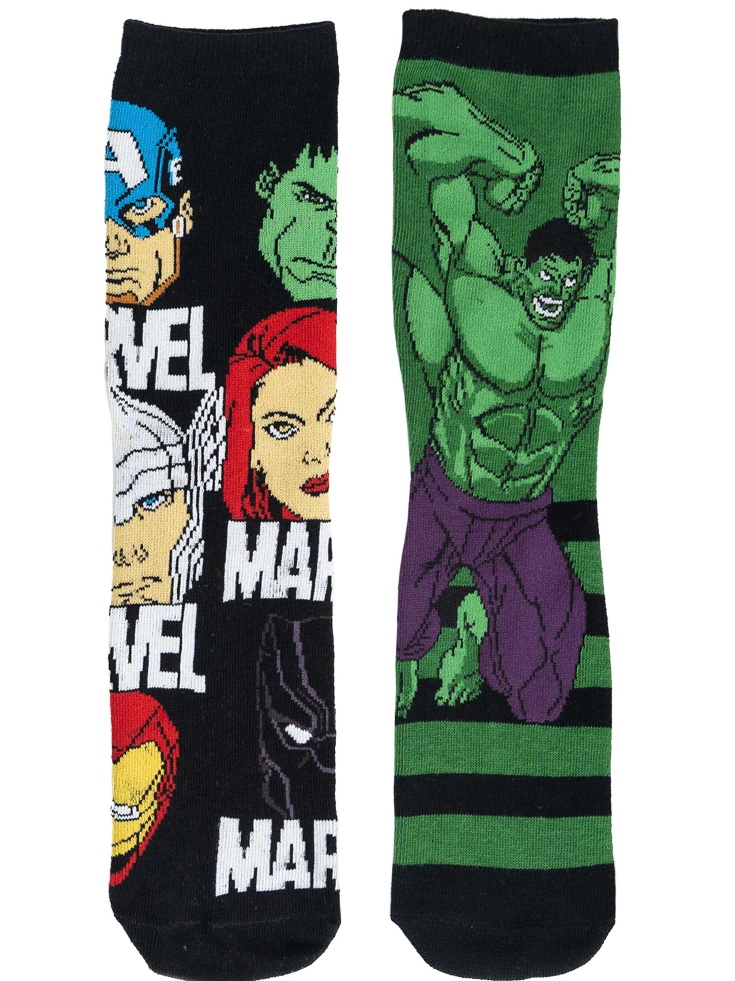 Marvel Avengers Socken 'Iron Man, Captain America, Hulk'‌‌‌‌‌‌‌‌‌ in Mischfarben