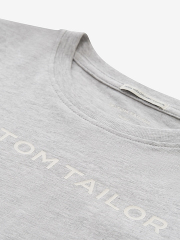 TOM TAILOR T-Shirt in Grau