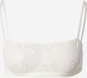 balta Samsøe Samsøe Bandeau Bikinio viršutinė dalis 'Saaudrey': priekis