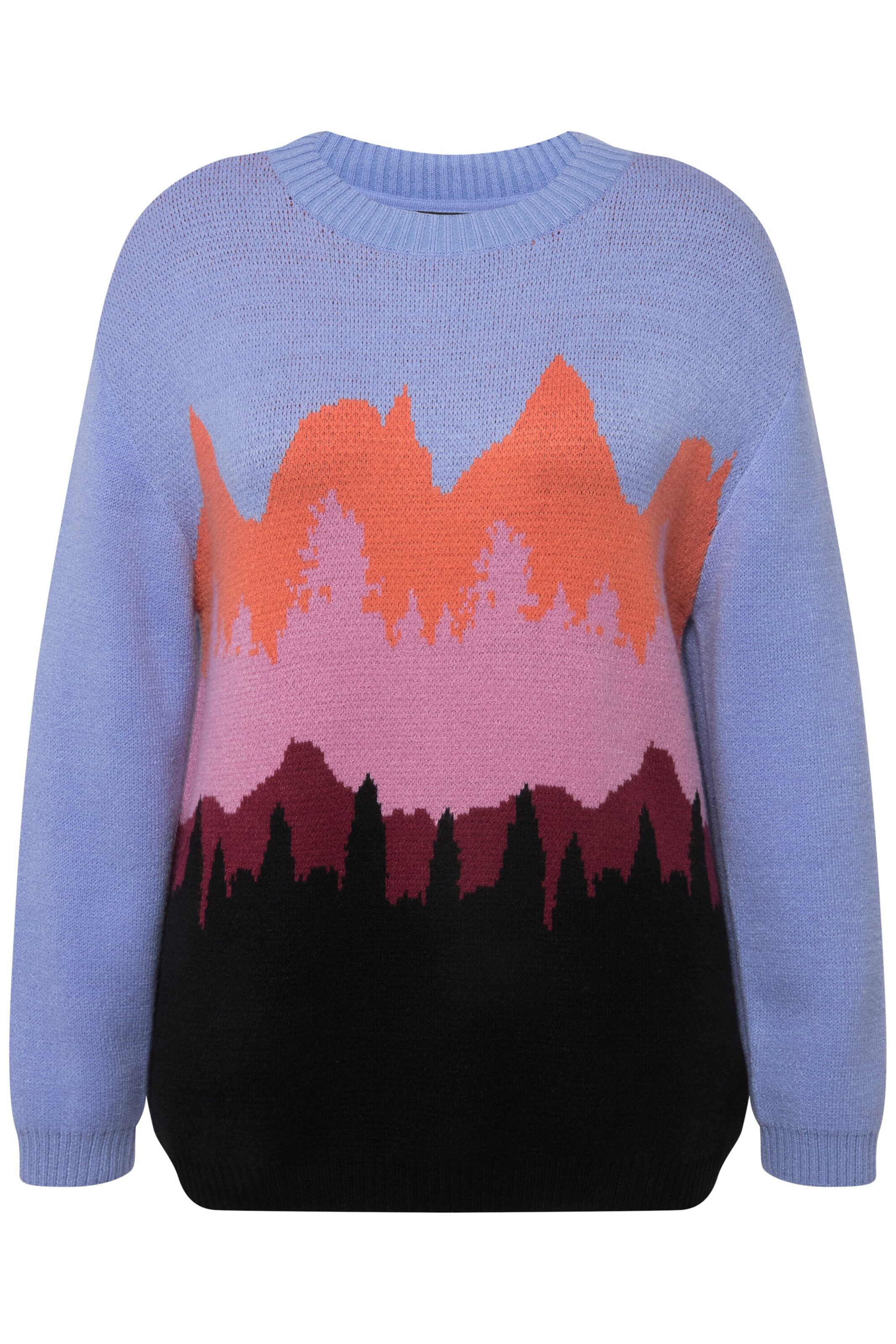 Ulla Popken Trui in Gemengde kleuren: voorkant