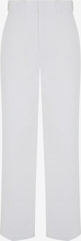 DICKIES Regular Pleated Pants '874' in White: front