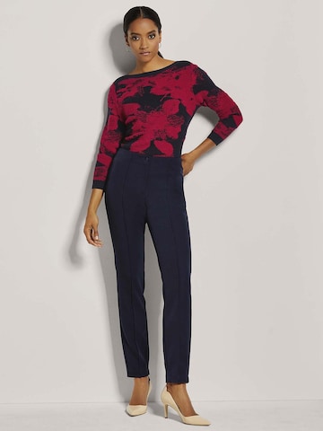 Coupe slim Pantalon MADELEINE en bleu