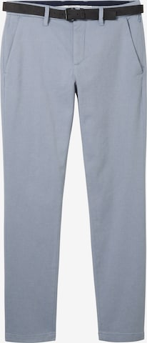 TOM TAILOR - Slimfit Pantalón chino en azul: frente