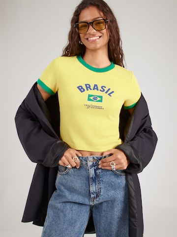 LEVI'S ® Tričko 'X WC RINGER' - Žltá: predná strana