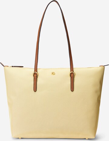 Lauren Ralph Lauren - Mala de ombro 'KEATON' em amarelo: frente