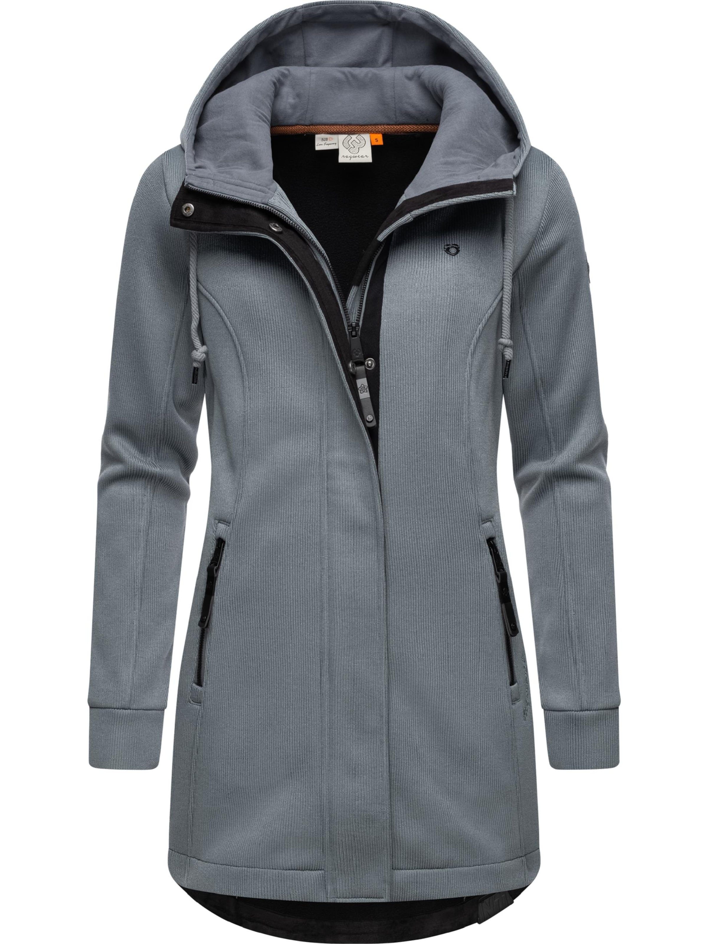 Ragwear Zip-Up Hoodie 'Letti' in Grey