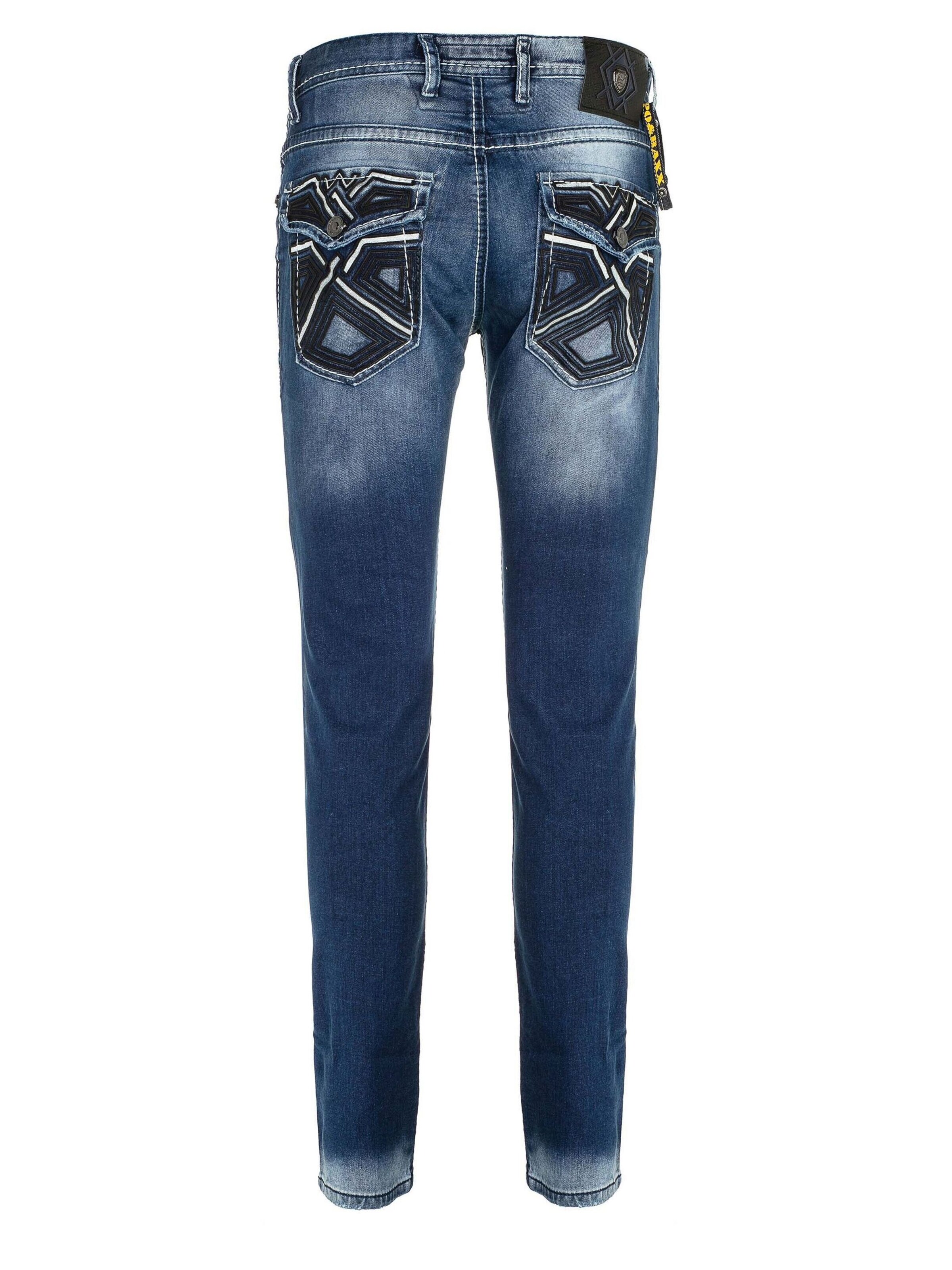 CIPO & BAXX Slimfit Jeans in Blauw