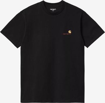 Carhartt WIP Póló 'S/S American Script T-Shirt Black' - fekete: elől