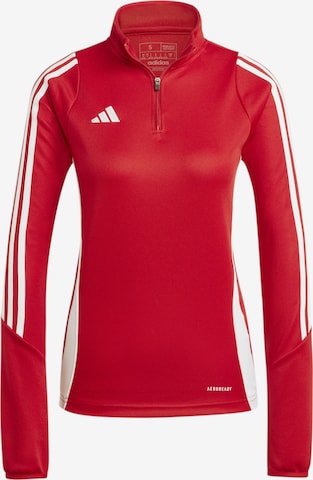 ADIDAS PERFORMANCE Sportsweatshirt in Rot: Vorderseite