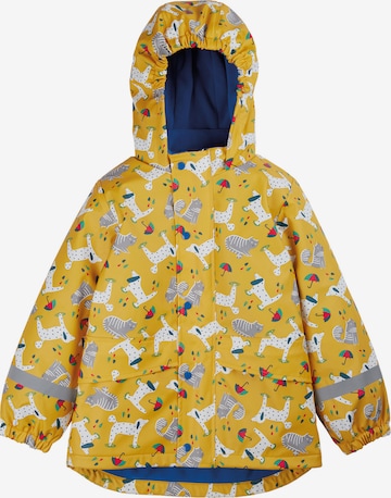 Frugi Weatherproof jacket in Yellow: front