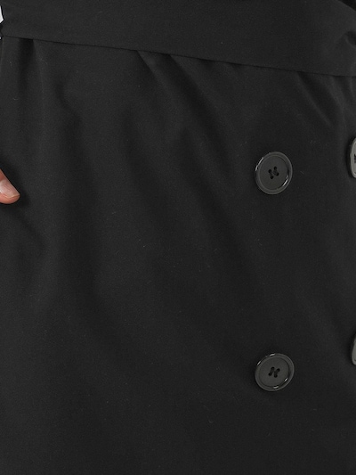 Bigdart Tussenmantel in de kleur Zwart, Productweergave