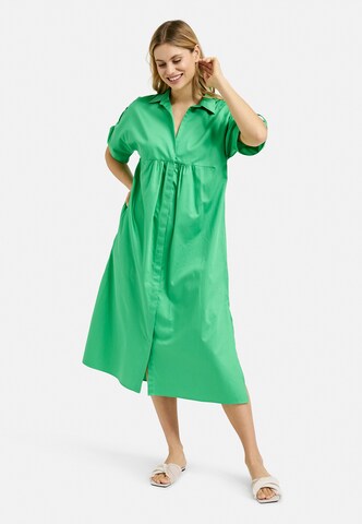 Milano Italy Summer Dress in Green: front