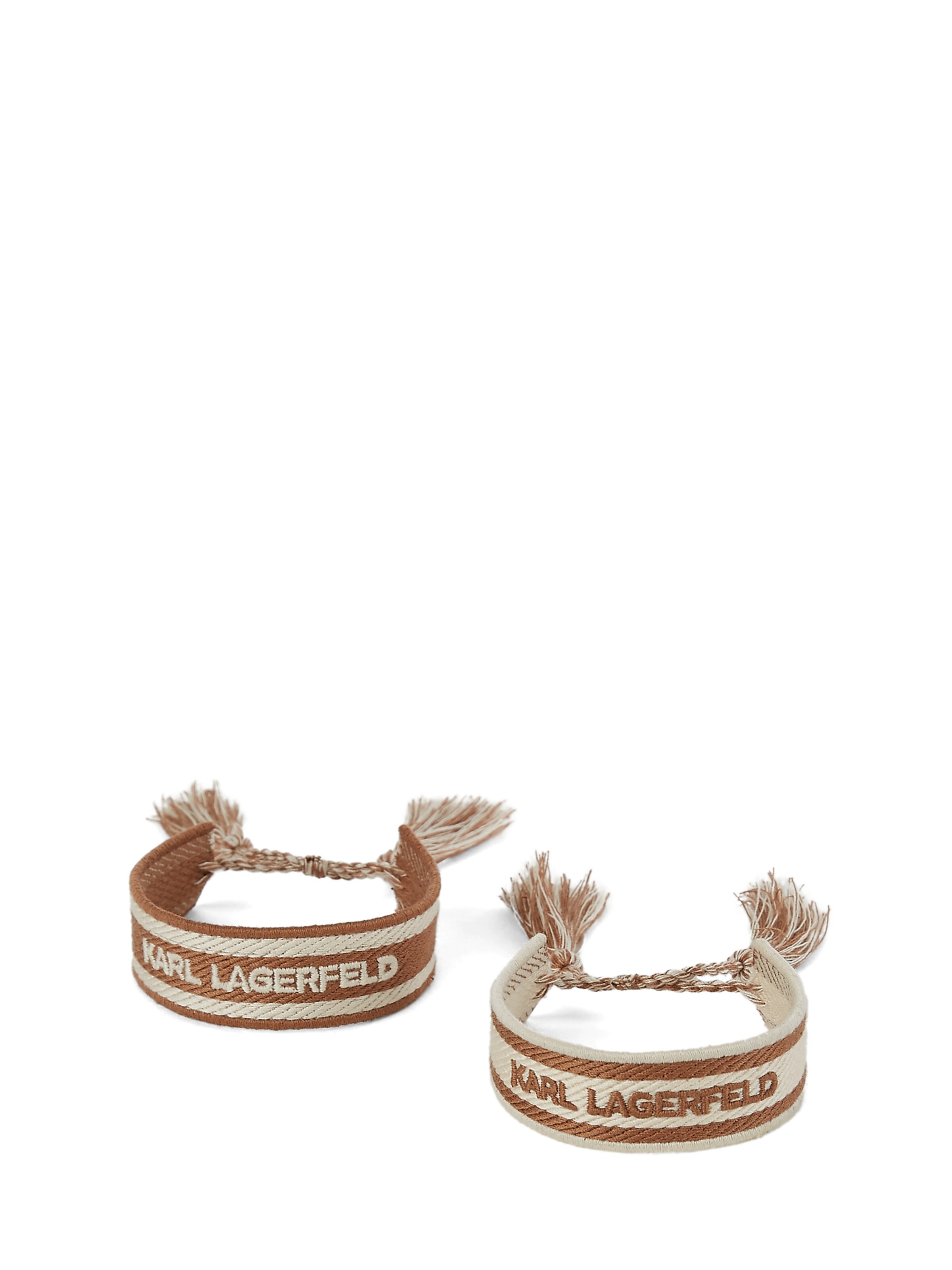 Braccialetto 'ESSENTIAL' di Karl Lagerfeld in beige