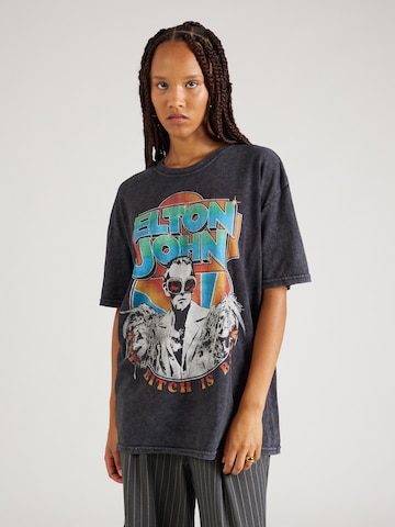 T-shirt Nasty Gal en noir : devant