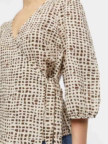 Camicia da donna 'Ofelia' di OBJECT in beige