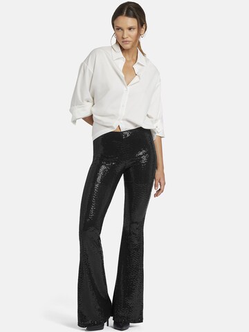 Nicowa Flared Broek 'VICOWI' in Zwart